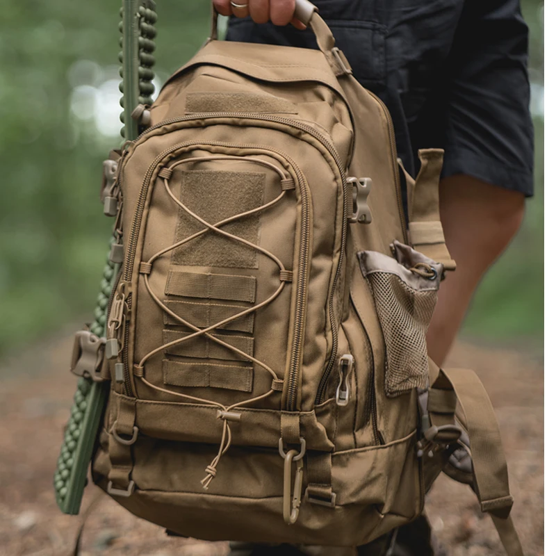 LQARMY 65L Outdoor Tactical Backpack Men's Outdoor Hiking Bag Large Capacity Military Army Bags Travelling Camping Rucksack - Image 5