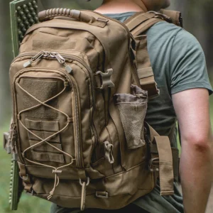 LQARMY 65L Outdoor Tactical Backpack Men's Outdoor Hiking Bag Large Capacity Military Army Bags Travelling Camping Rucksack - Thumbnail Image 6