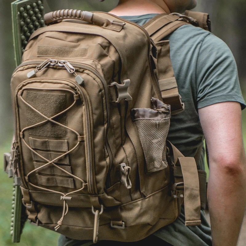 LQARMY 65L Outdoor Tactical Backpack Men's Outdoor Hiking Bag Large Capacity Military Army Bags Travelling Camping Rucksack - Image 6