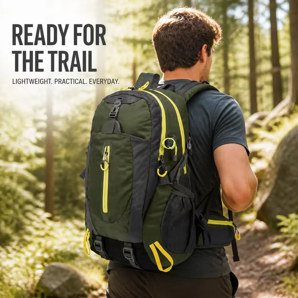 Outdoor Hiking Backpack Waterproof Large‑Capacity Travel Daypack - Image 5