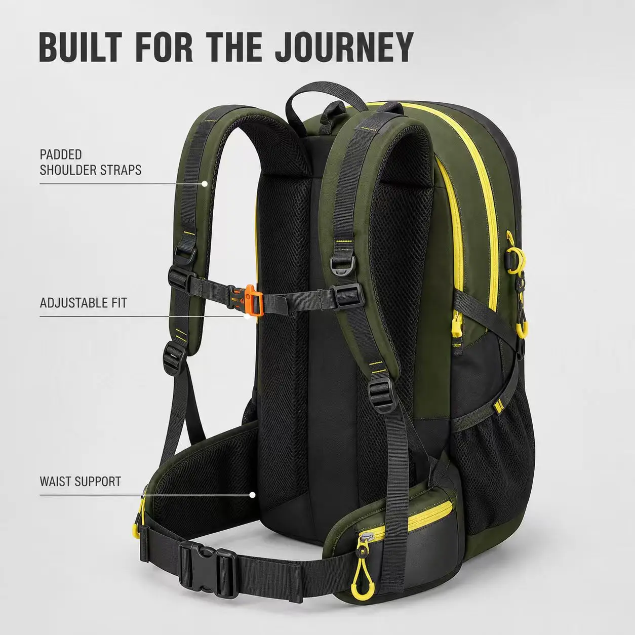 Outdoor Hiking Backpack Waterproof Large‑Capacity Travel Daypack - Image 4