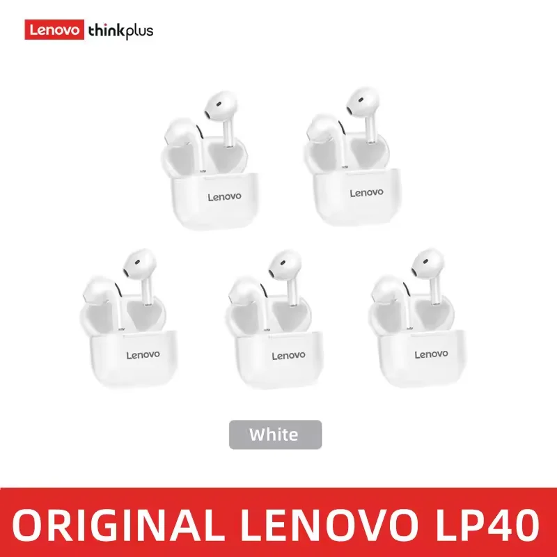 Lenovo LP40 Earphones TWS Wireless Bluetooth Earbuds Bass - Image 10