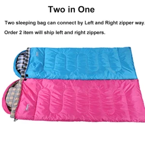 Desert&Fox Soft Flannel Sleeping Bags with Pillow - Thumbnail Image 2