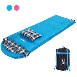 Desert&Fox Soft Flannel Sleeping Bags with Pillow