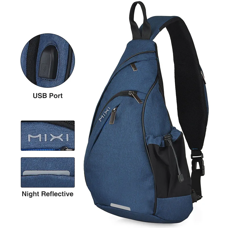 Mixi Men One Shoulder Backpack Women Sling Bag Crossbody - Image 10