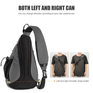 Mixi Men One Shoulder Backpack Women Sling Bag Crossbody - Thumbnail Image 4