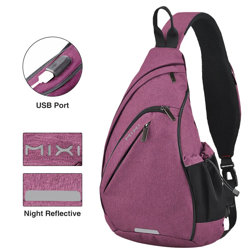 Mixi Men One Shoulder Backpack Women Sling Bag Crossbody - Image 7