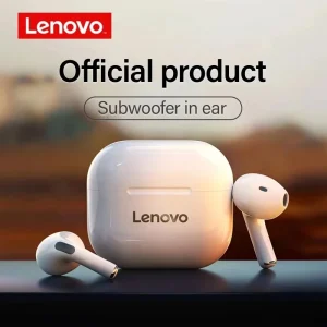 Lenovo LP40 Earphones TWS Wireless Bluetooth Earbuds Bass - Thumbnail Image 2