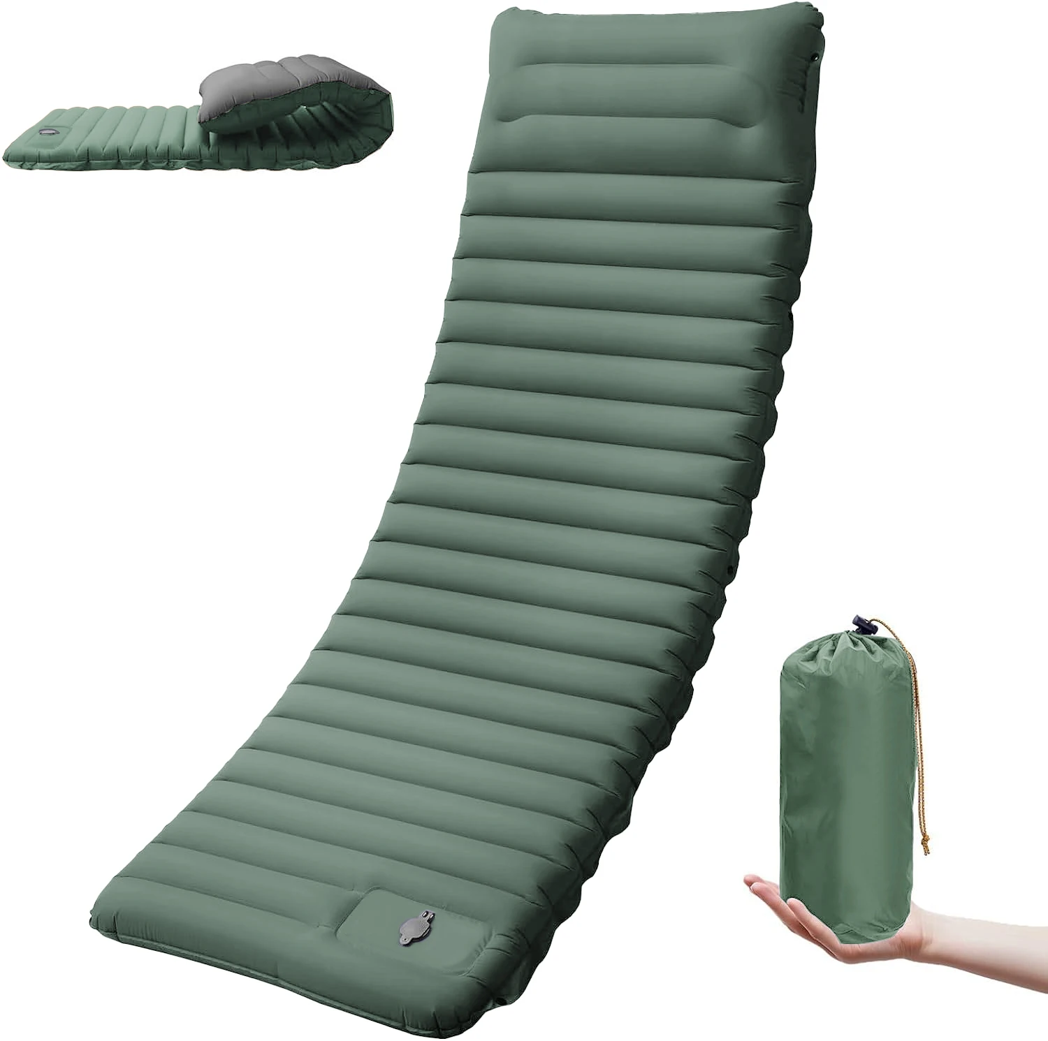 Extra Thick 4 Inch Camping Sleeping Pad - Image 8