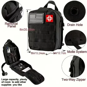 Survival And First Aid Kit with Carry Bag - Thumbnail Image 2