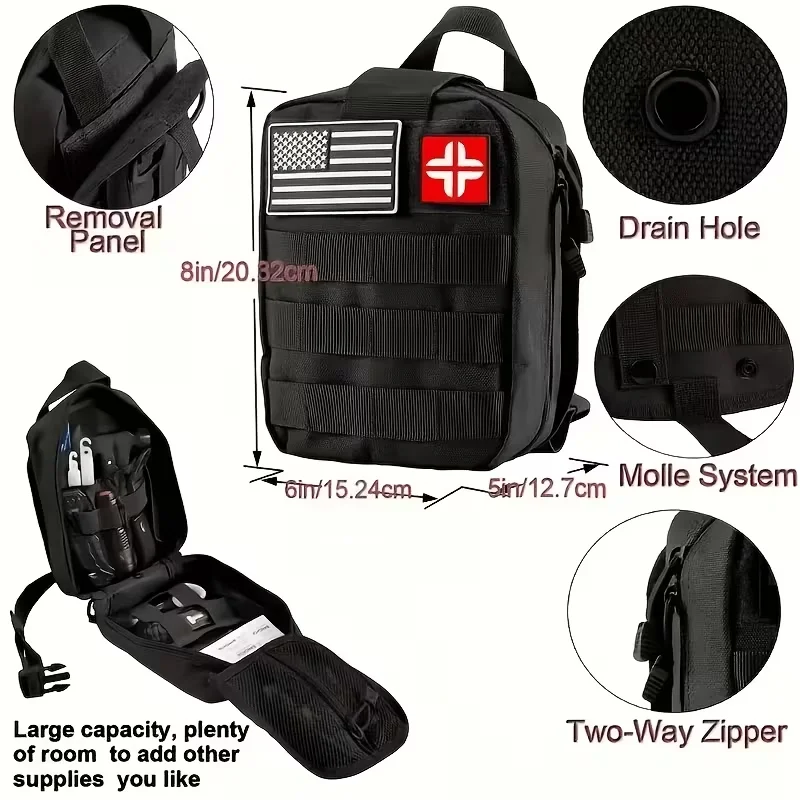 Survival And First Aid Kit with Carry Bag - Image 2