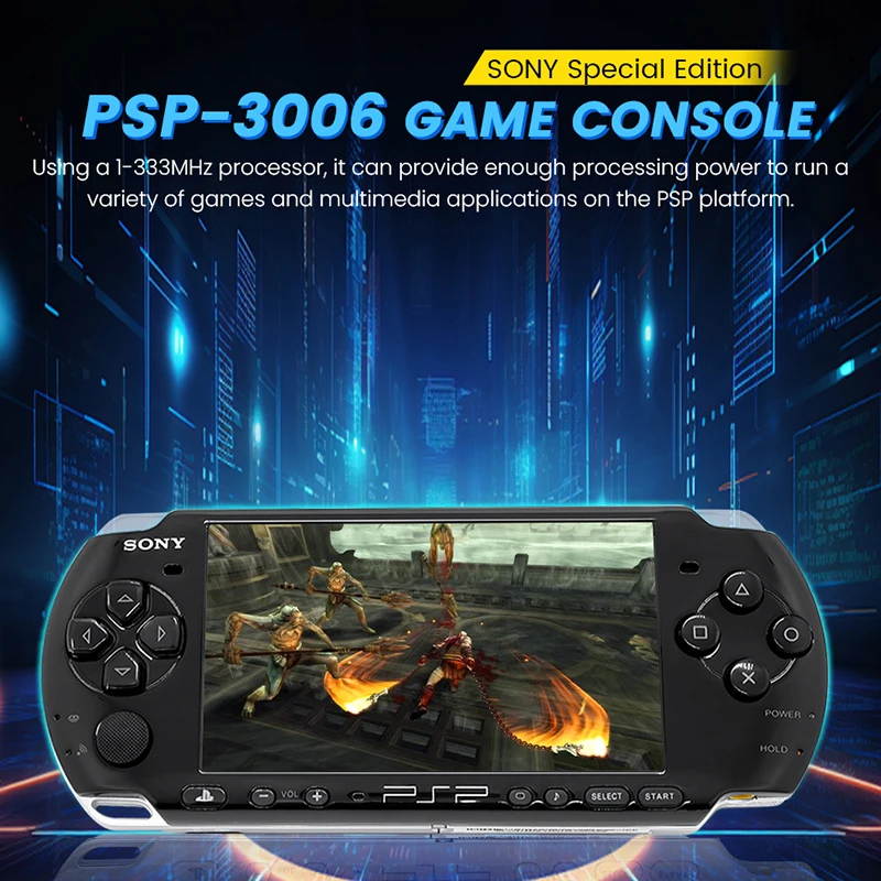 Sony PSP 3000 Handheld Game Console PlayStation Portable PSP-3006 Arcade Game Console - Image 6