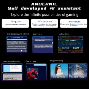 Anbernic RG Slide Retro Handheld Game Console 4.7" LTPS In-Cell Android Video Gaming Player Supports AI Assistant 1080p-Port Out - Thumbnail Image 7