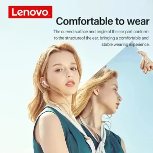 Lenovo LP40 Earphones TWS Wireless Bluetooth Earbuds Bass - Thumbnail Image 5