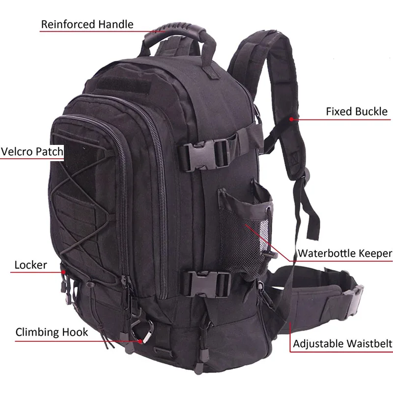 Military Tactical Backpack - 60L - Image 4