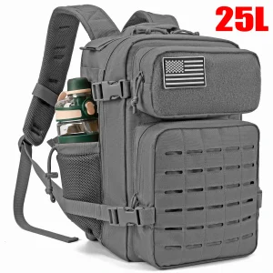 25L Tactical Backpack Outdoor Bag Fitness Backpack - Thumbnail Image 11