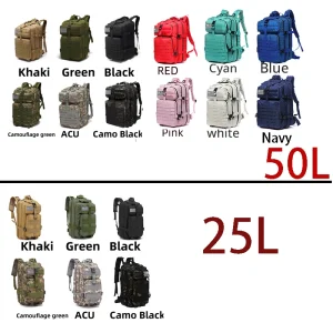Nylon Waterproof Trekking Fishing Hunting Bag Backpack - Thumbnail Image 2