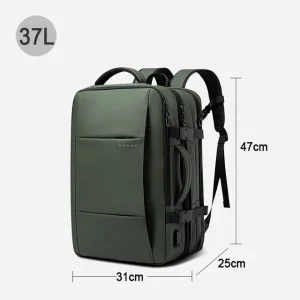 BANGE Expandable Men's Backpack Waterproof 17.3 in - Thumbnail Image 12