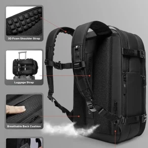 Vortex Vacuum Seal Travel Backpack 60L Expandable Air Compression System - Thumbnail Image 4