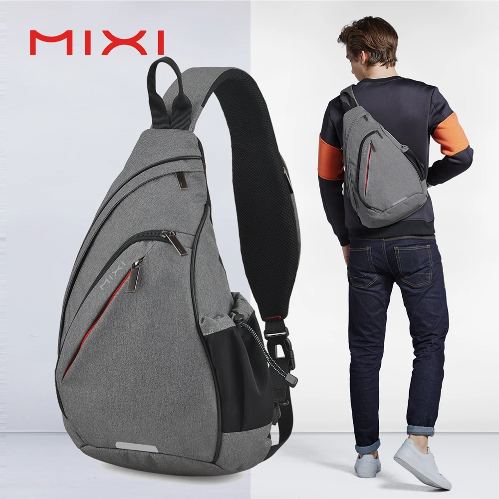 Mixi Men One Shoulder Backpack Women Sling Bag Crossbody - Image 1