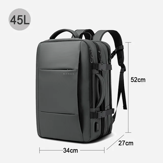 BANGE Expandable Men's Backpack Waterproof 17.3 in - Image 9