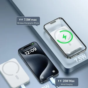 Magnetic Wireless Power Bank - 15W - Thumbnail Image 4