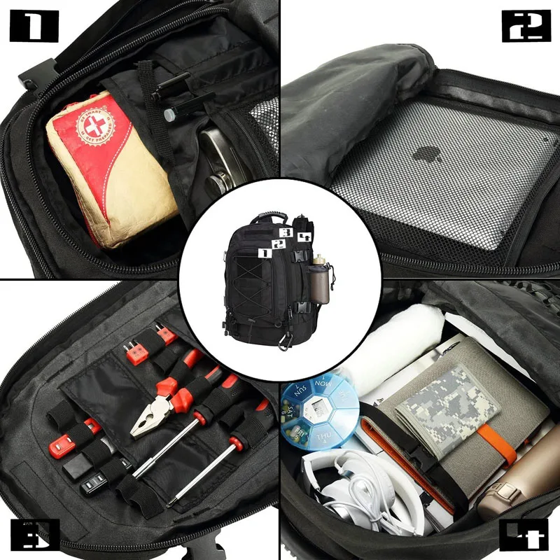 Military Tactical Backpack - 60L - Image 6