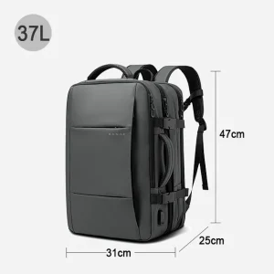 BANGE Expandable Men's Backpack Waterproof 17.3 in - Thumbnail Image 10