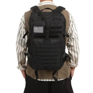 Nylon Waterproof Trekking Fishing Hunting Bag Backpack - Thumbnail Image 6