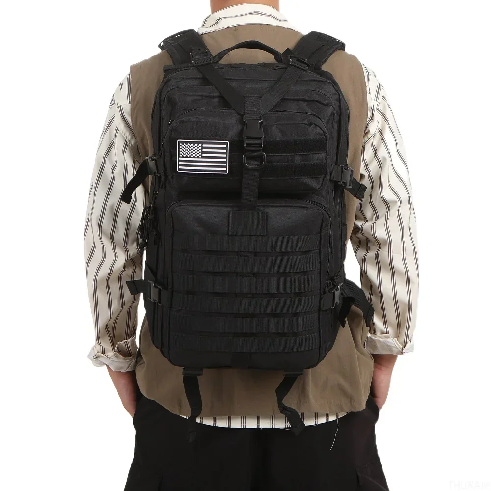 Nylon Waterproof Trekking Fishing Hunting Bag Backpack - Image 6