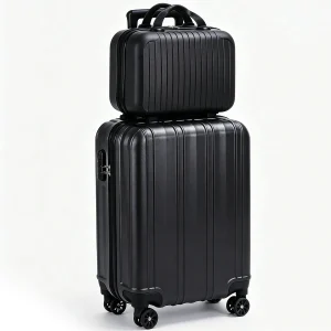 2 Piece Hardside Luggage Set - 20 Inch Carry On Suitcase with TSA Lock - Thumbnail Image 9
