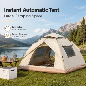 Automatic Pop-Up Outdoor Camping Tent Quick to Set Up