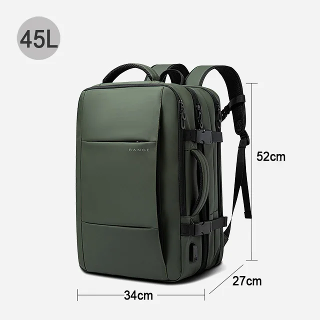 BANGE Expandable Men's Backpack Waterproof 17.3 in - Image 11