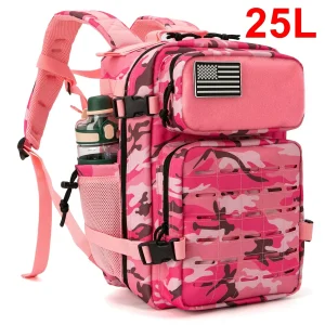 25L Tactical Backpack Outdoor Bag Fitness Backpack - Thumbnail Image 12