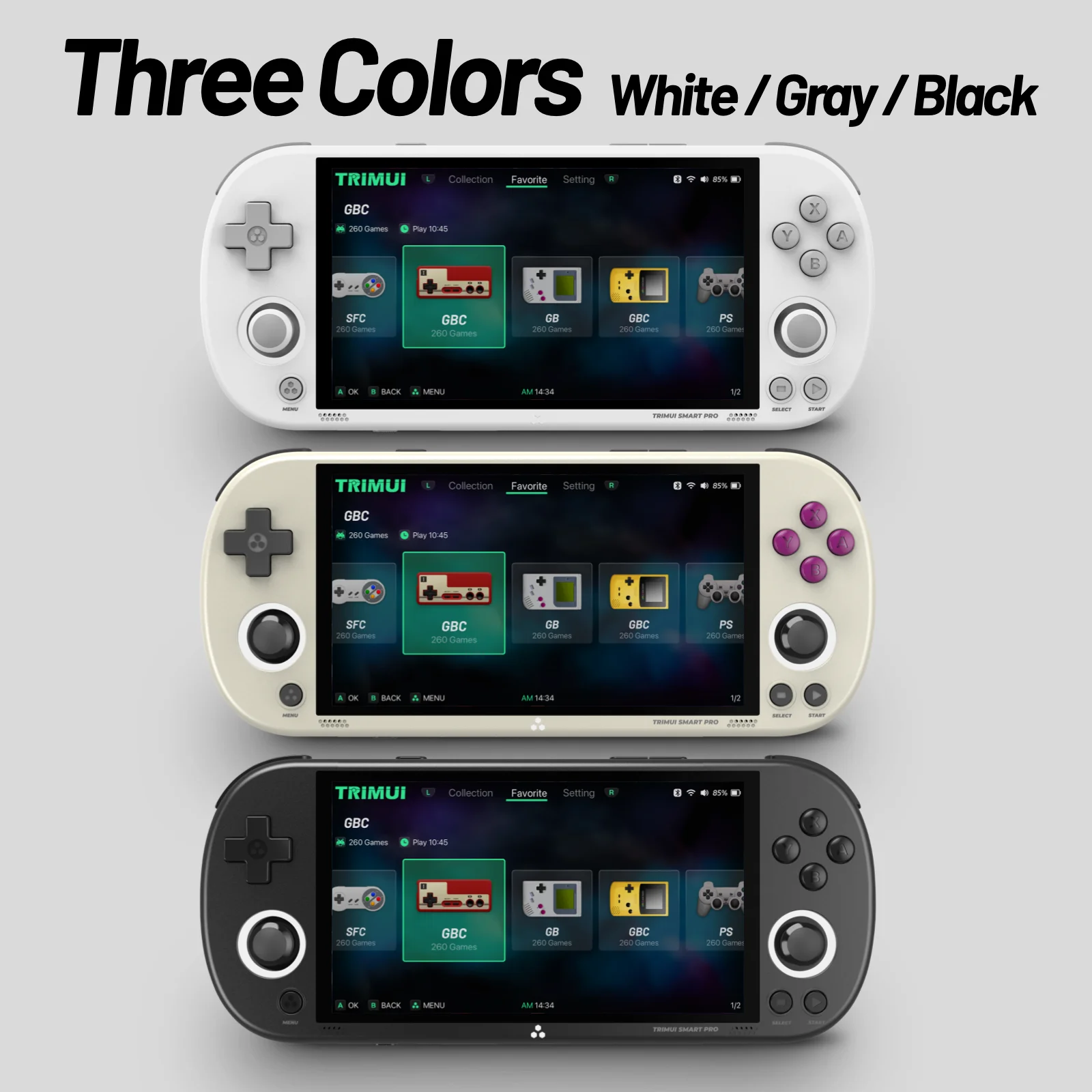 Trimui Smart Pro Handheld Game Console 4.96''IPS Screen Linux System Joystick - Image 9