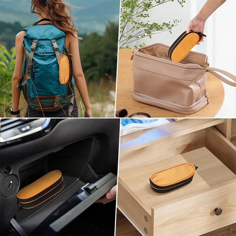 New Double Layer Sunglasses Case Durable Multi-Functional Glasses Bag - Image 2