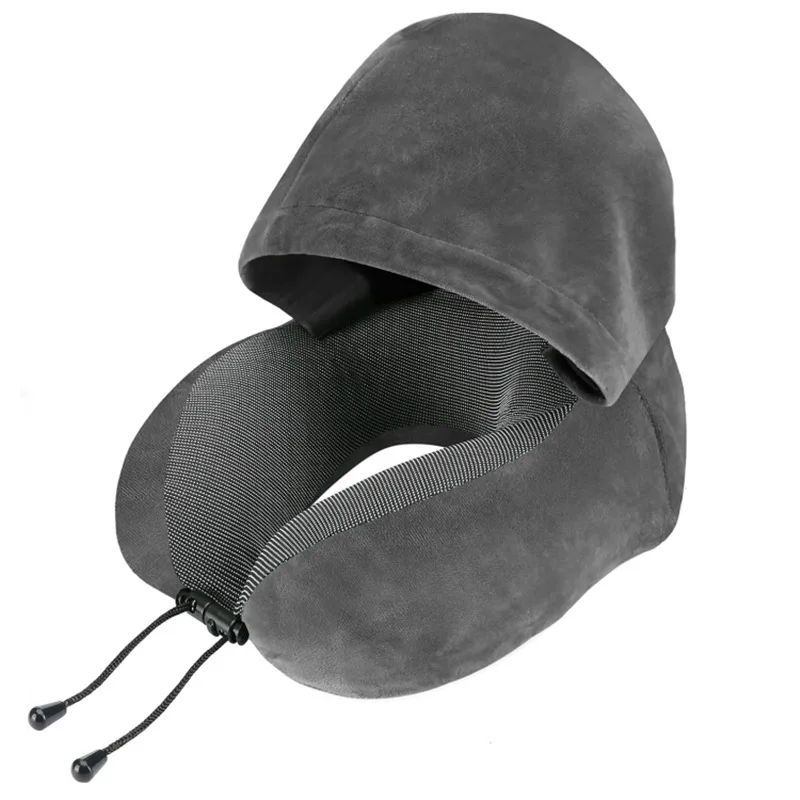 Travel Pillow, Neck Pillow for Travel with Hood - Image 2