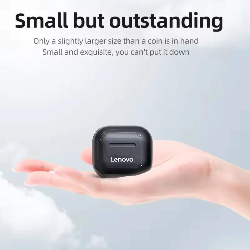 Lenovo LP40 Earphones TWS Wireless Bluetooth Earbuds Bass - Image 6