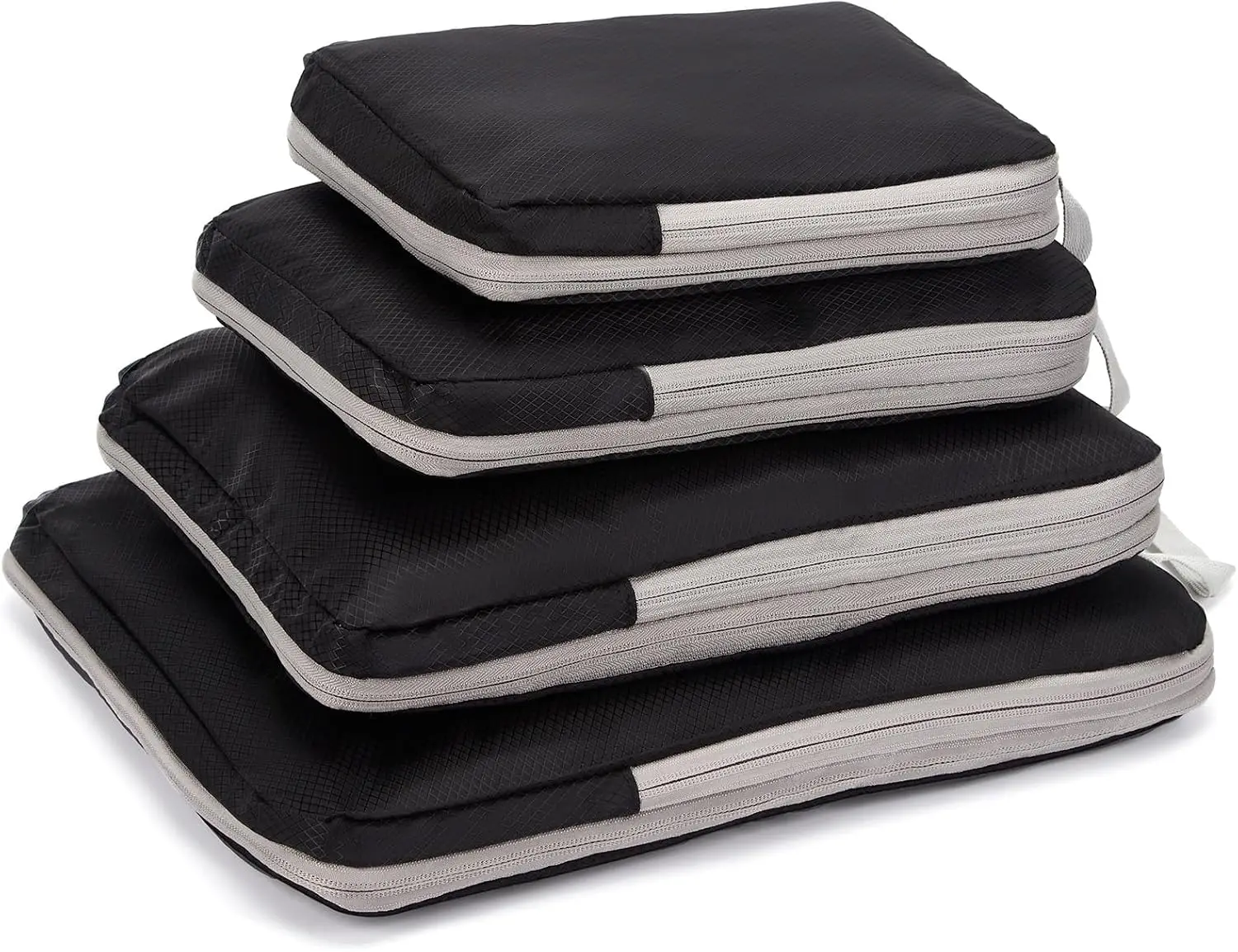 4Pcs/Set Travel Compression Packing Cubes Bag S/M/L/X Portable Suitcase - Image 8