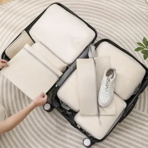 6 Set Compression Packing Cubes for Suitcase - Thumbnail Image 2