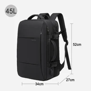 BANGE Expandable Men's Backpack Waterproof 17.3 in - Thumbnail Image 8