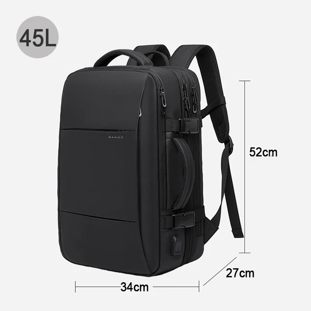 BANGE Expandable Men's Backpack Waterproof 17.3 in - Image 8
