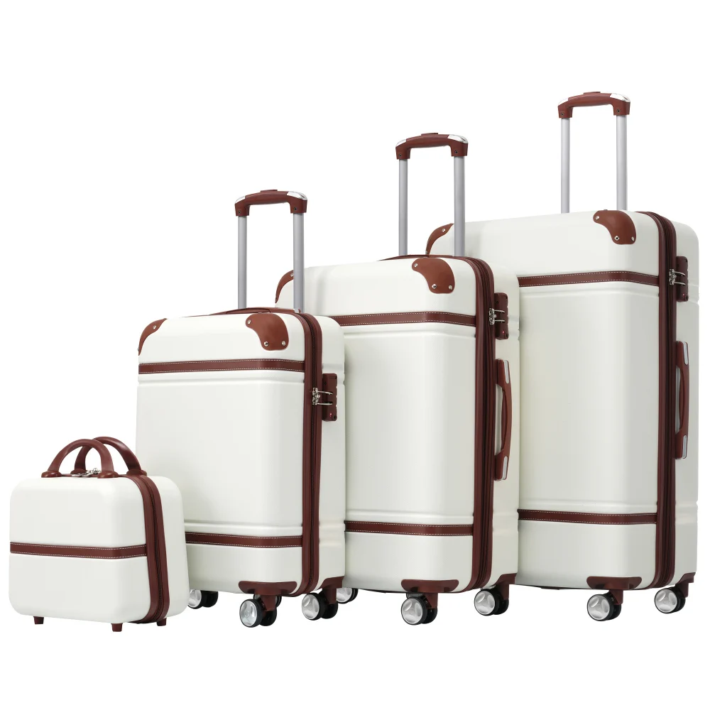 Hardshell Luggage Sets 4 Pieces 20 24 28 Inch Luggages - Image 1