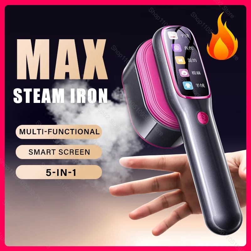 NEW Handheld Steam Iron Garment Steamer Portable Mini for Clothes Fast Heating Travel Garment Fabric Press Machine with Home - Image 1