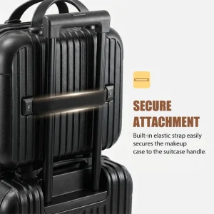 2 Piece Hardside Luggage Set - 20 Inch Carry On Suitcase with TSA Lock - Thumbnail Image 5