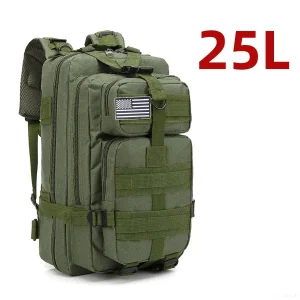 Nylon Waterproof Trekking Fishing Hunting Bag Backpack - Thumbnail Image 8