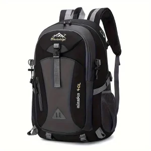1pc 40L Hiking Daypack Backpack Lightweight Rucksack For Men And Women Camping Traveling Cycling Large Capacity - Thumbnail Image 7