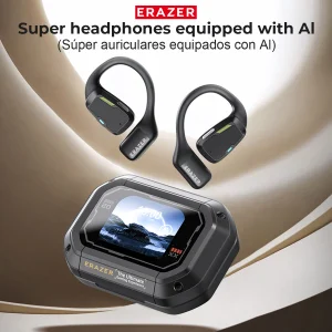 Headphones Bluetooth V6.0 ERAZER XP6 Ai Translator Wireless Earphones - Thumbnail Image 2