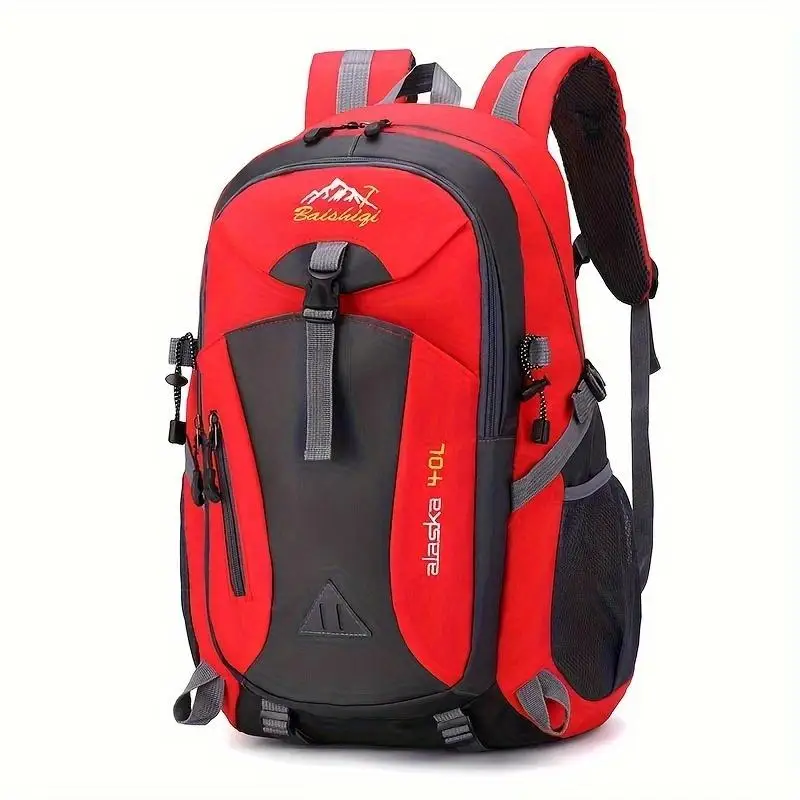 1pc 40L Hiking Daypack Backpack Lightweight Rucksack For Men And Women Camping Traveling Cycling Large Capacity - Image 9