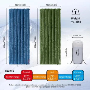 Backpacking Duck Down Sleeping Bag - Thumbnail Image 3